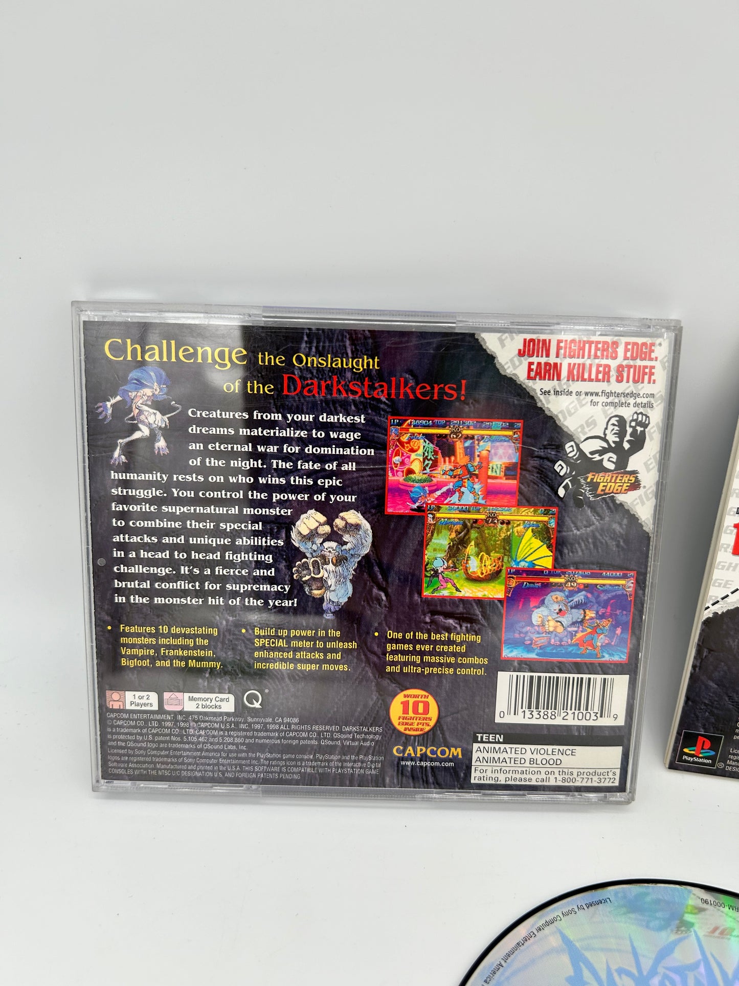 SONY PLAYSTATiON [PS1] | DARKSTALKERS THE NiGHT WARRiORS