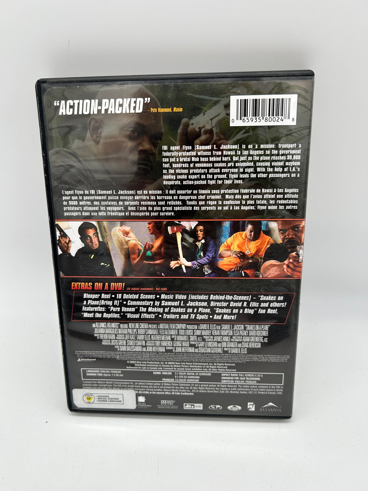 FiLM DVD | SERPENTS A BORD [SNAKES ON A PLANE]