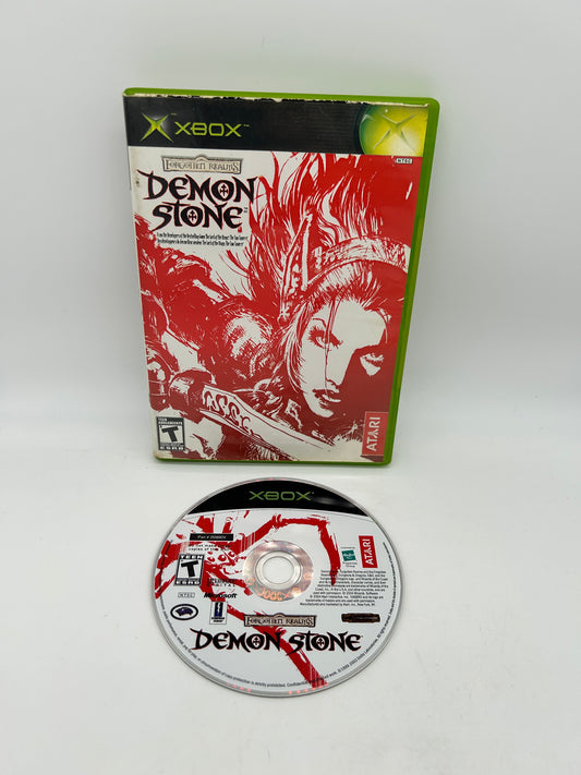 PiXEL-RETRO.COM : MICROSOFT XBOX COMPLETE CIB BOX MANUAL GAME NTSC FORGOTTEN REALMS DEMON STONE