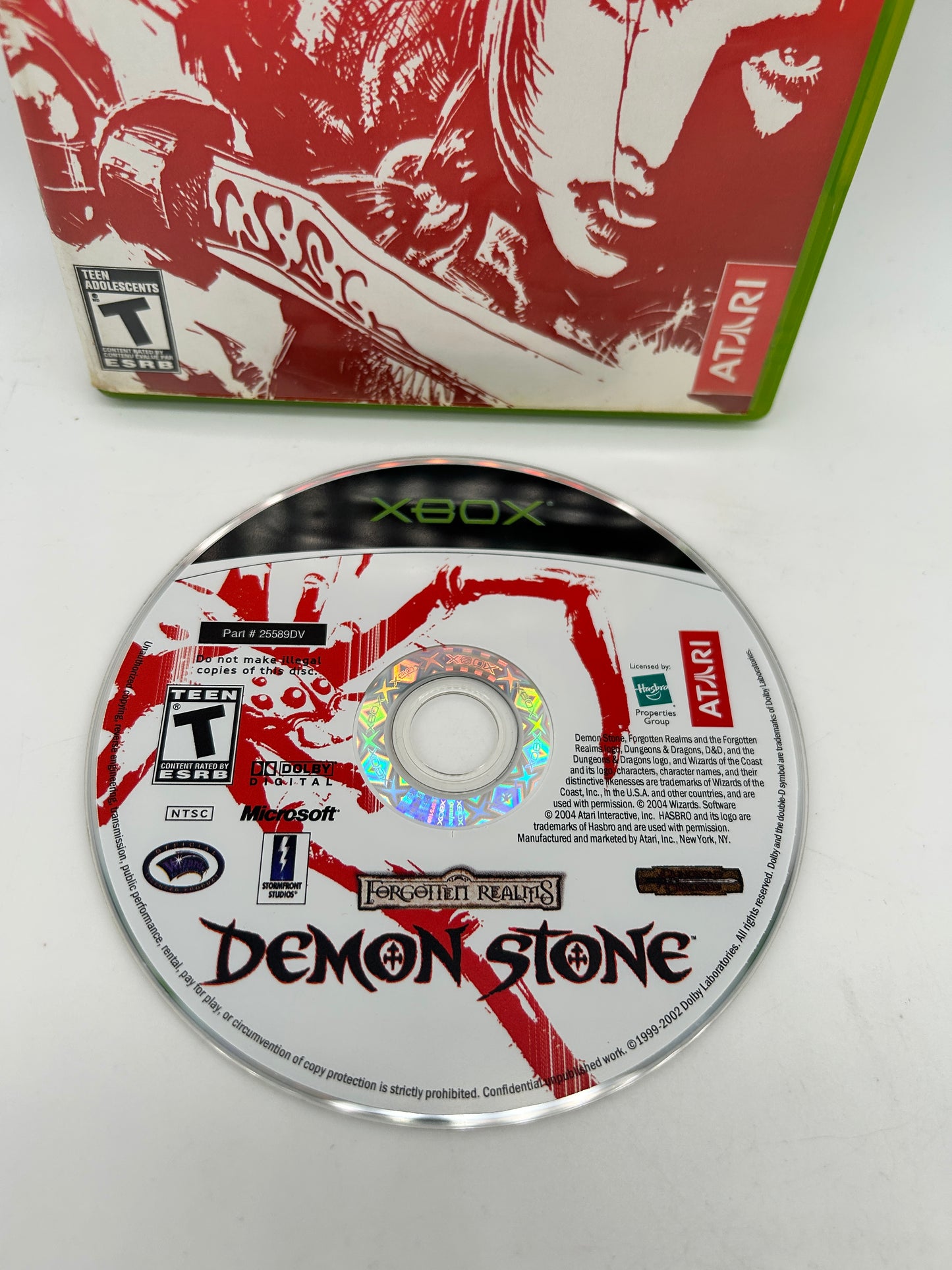 MiCROSOFT XBOX ORiGiNAL | FORGOTTEN REALMS DEMON STONE