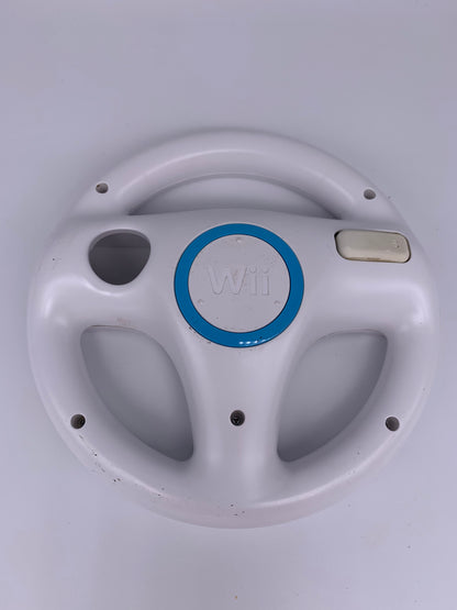 NiNTENDO Wii | OFFiCIAL WHITE STEERING WHEEL | RVL-024