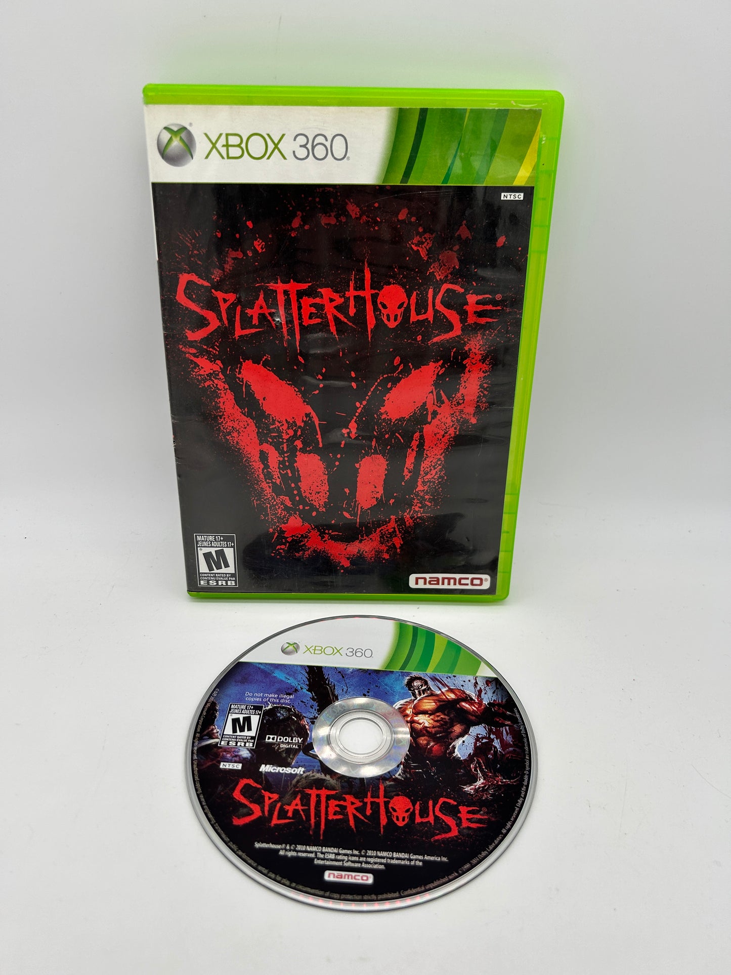 PiXEL-RETRO.COM : MICROSOFT XBOX 360 COMPLETE CIB BOX MANUAL GAME NTSC SPLATTERHOUSE