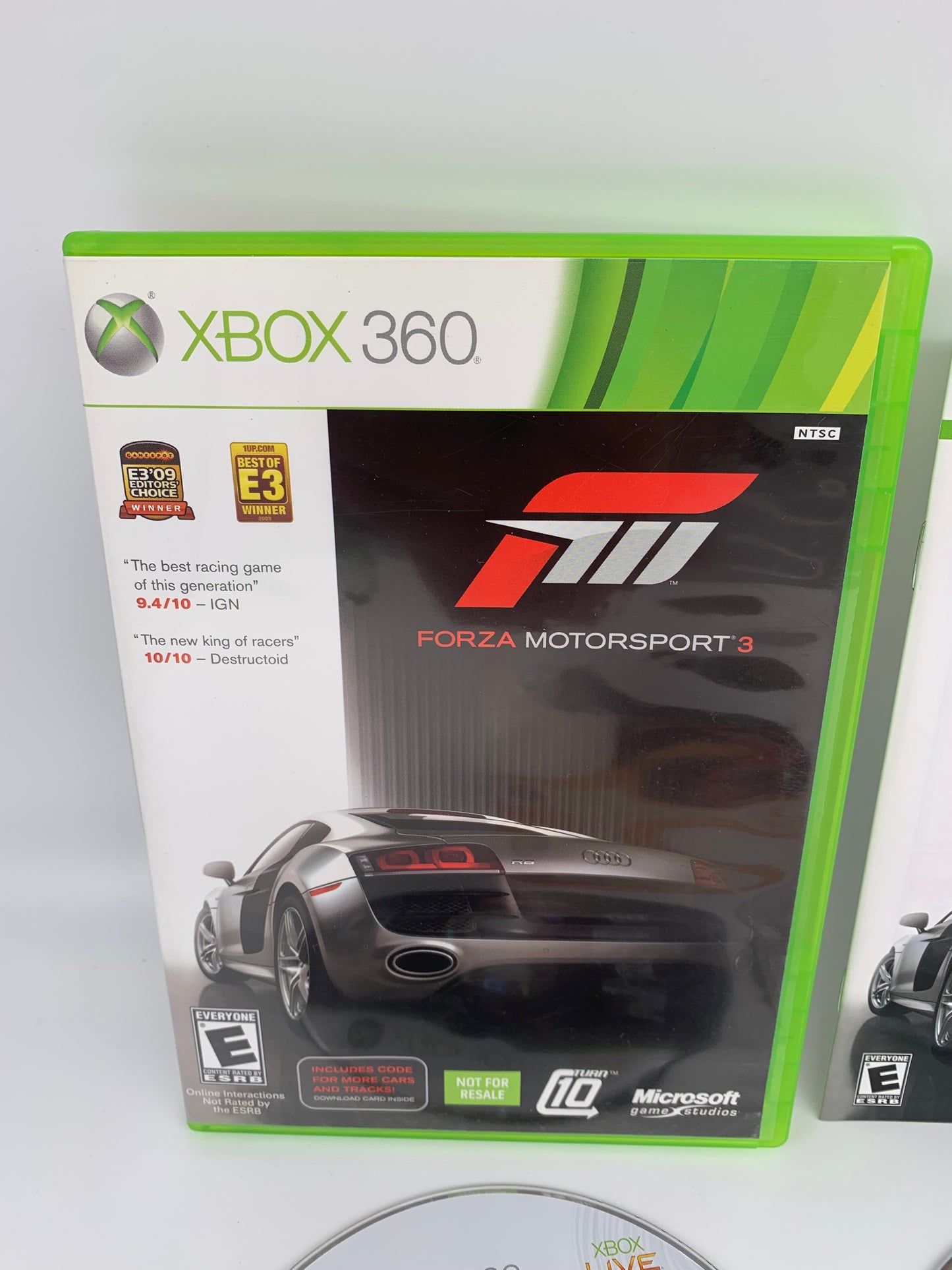 MiCROSOFT XBOX 360 CONSOLE | ORiGiNAL BLACK S | MODEL 1439 FORZA MOTORSPORT 3 &amp; ALAN WAKE EDiTiON