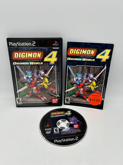 PiXEL-RETRO.COM : SONY PLAYSTATION 2 (PS2) COMPLET CIB BOX MANUAL GAME NTSC DIGIMON WORLD 4