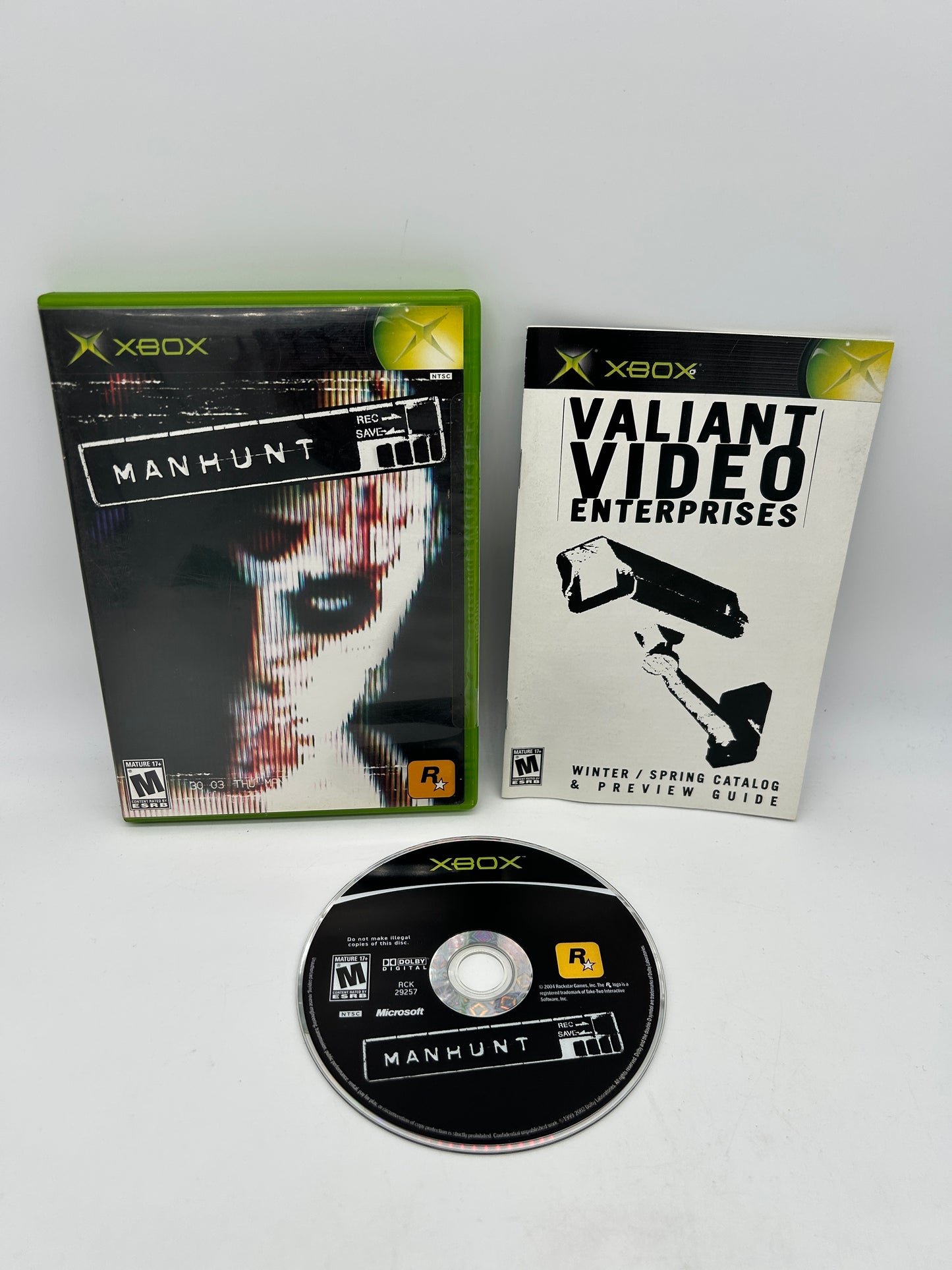 PiXEL-RETRO.COM : MICROSOFT XBOX COMPLETE CIB BOX MANUAL GAME NTSC MANHUNT