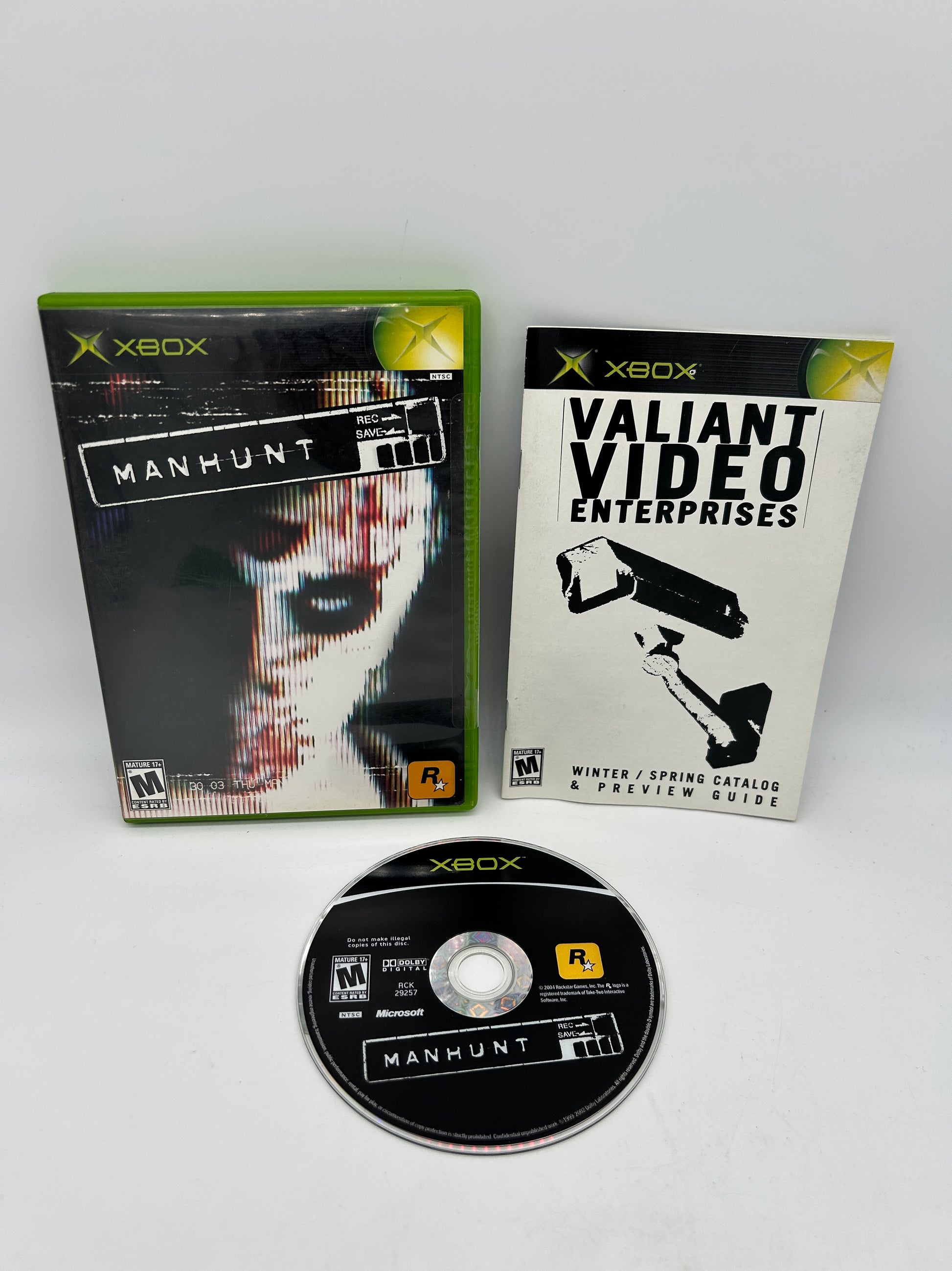 PiXEL-RETRO.COM : MICROSOFT XBOX COMPLETE CIB BOX MANUAL GAME NTSC MANHUNT