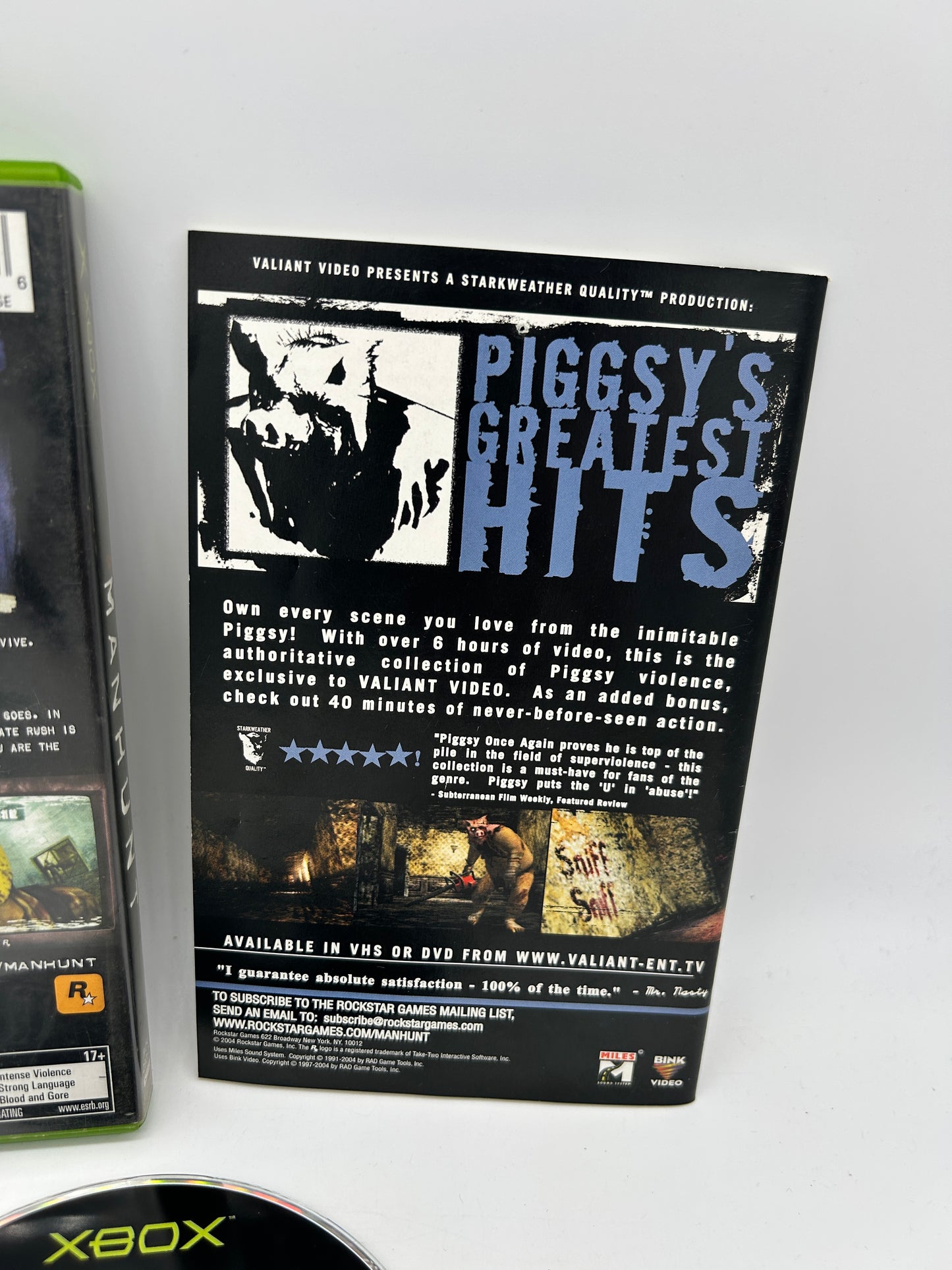 MiCROSOFT XBOX ORiGiNAL | MANHUNT