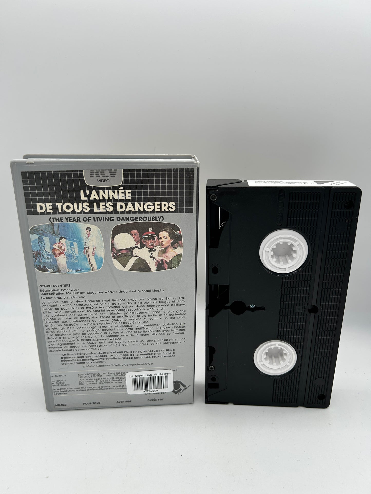 FRENCH VHS FILM | THE YEAR OF LIVING DANGEROUSLY
