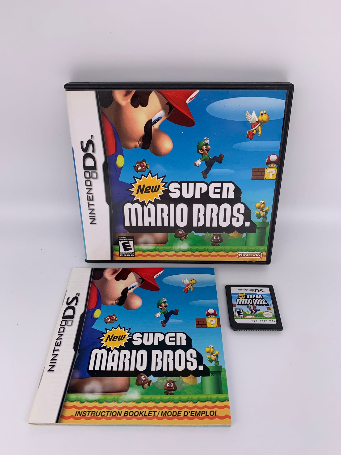 PiXEL-RETRO.COM : NINTENDO DS (DS) NEW SUPER MARIO BROS. COMPLETE CIB BOX MANUAL GAME NTSC