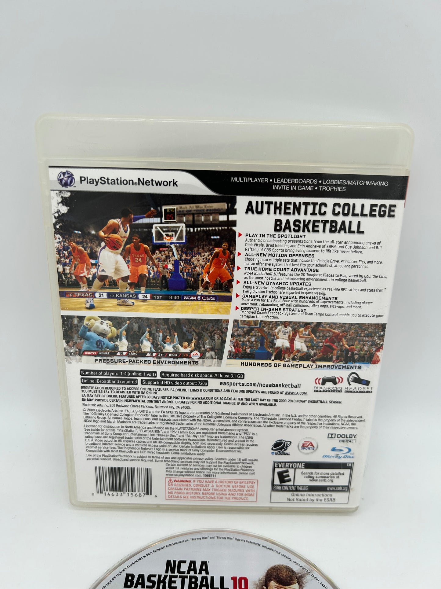 SONY PLAYSTATiON 3 [PS3] | NCAA BASKETBALL 11