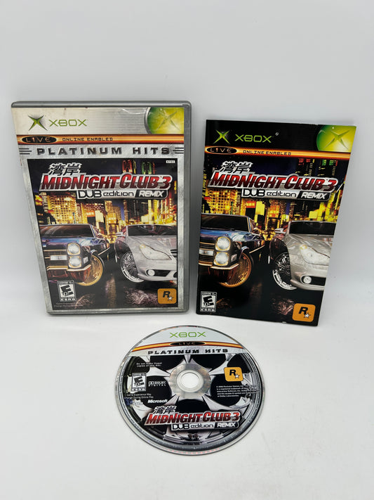 PiXEL-RETRO.COM : MICROSOFT XBOX GAME NTSC MIDNIGHT CLUB 3 DUB EDITION REMIX