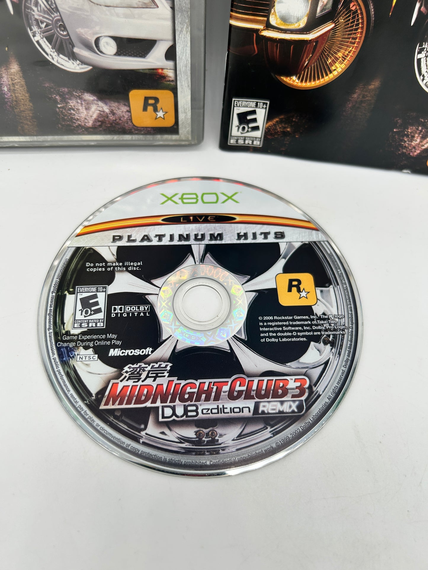 MiCROSOFT XBOX ORiGiNAL | MiDNiGHT CLUB 3 DUB EDiTiON REMiX | PLATiNUM HiTS