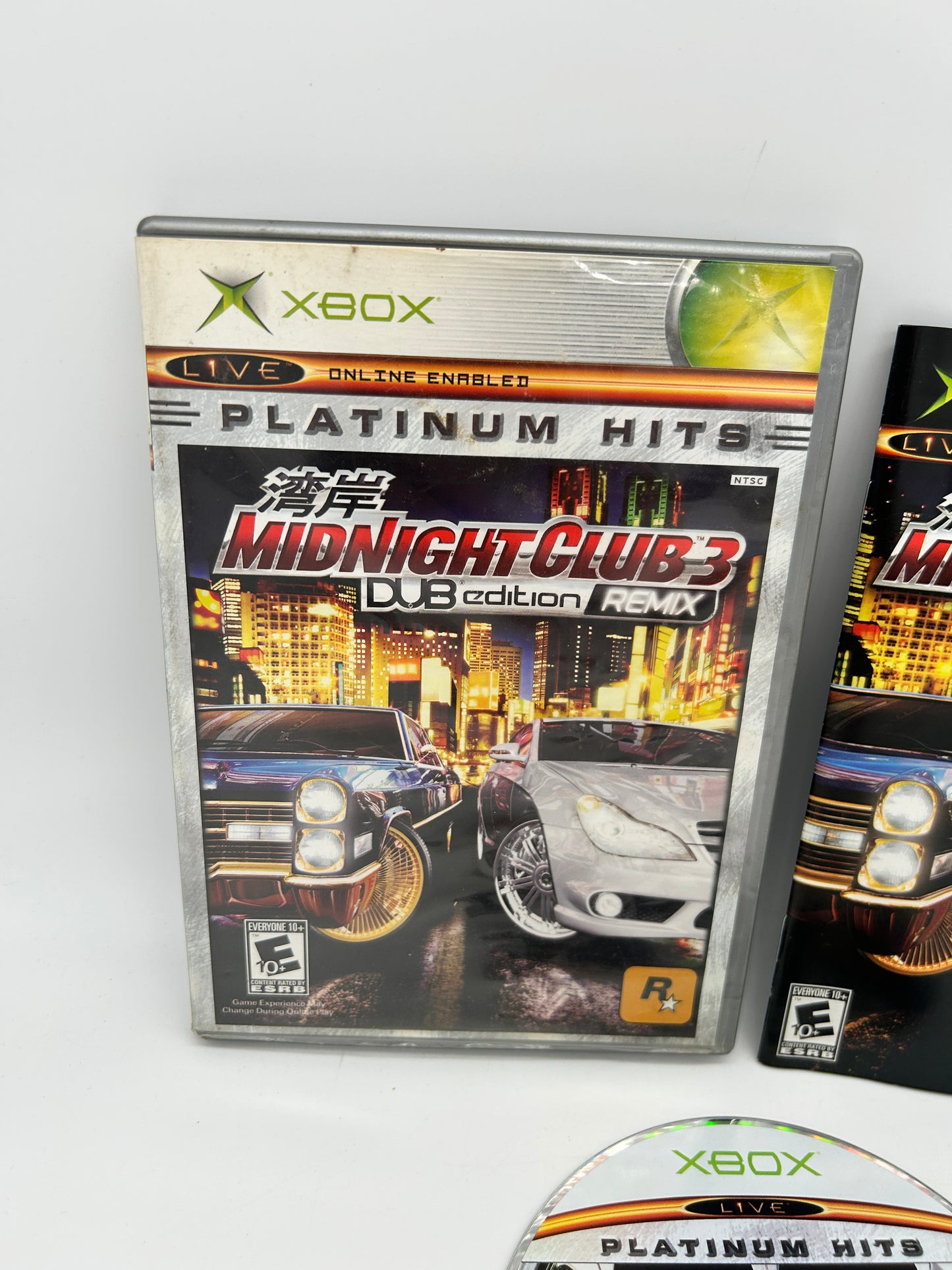 MiCROSOFT XBOX ORiGiNAL | MiDNiGHT CLUB 3 DUB EDiTiON REMiX | PLATiNUM HiTS