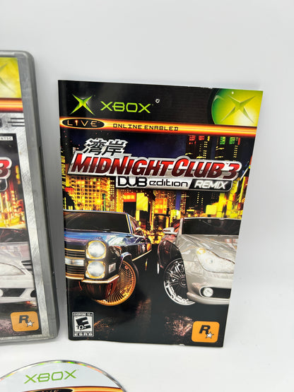 MiCROSOFT XBOX ORiGiNAL | MiDNiGHT CLUB 3 DUB EDiTiON REMiX | PLATiNUM HiTS