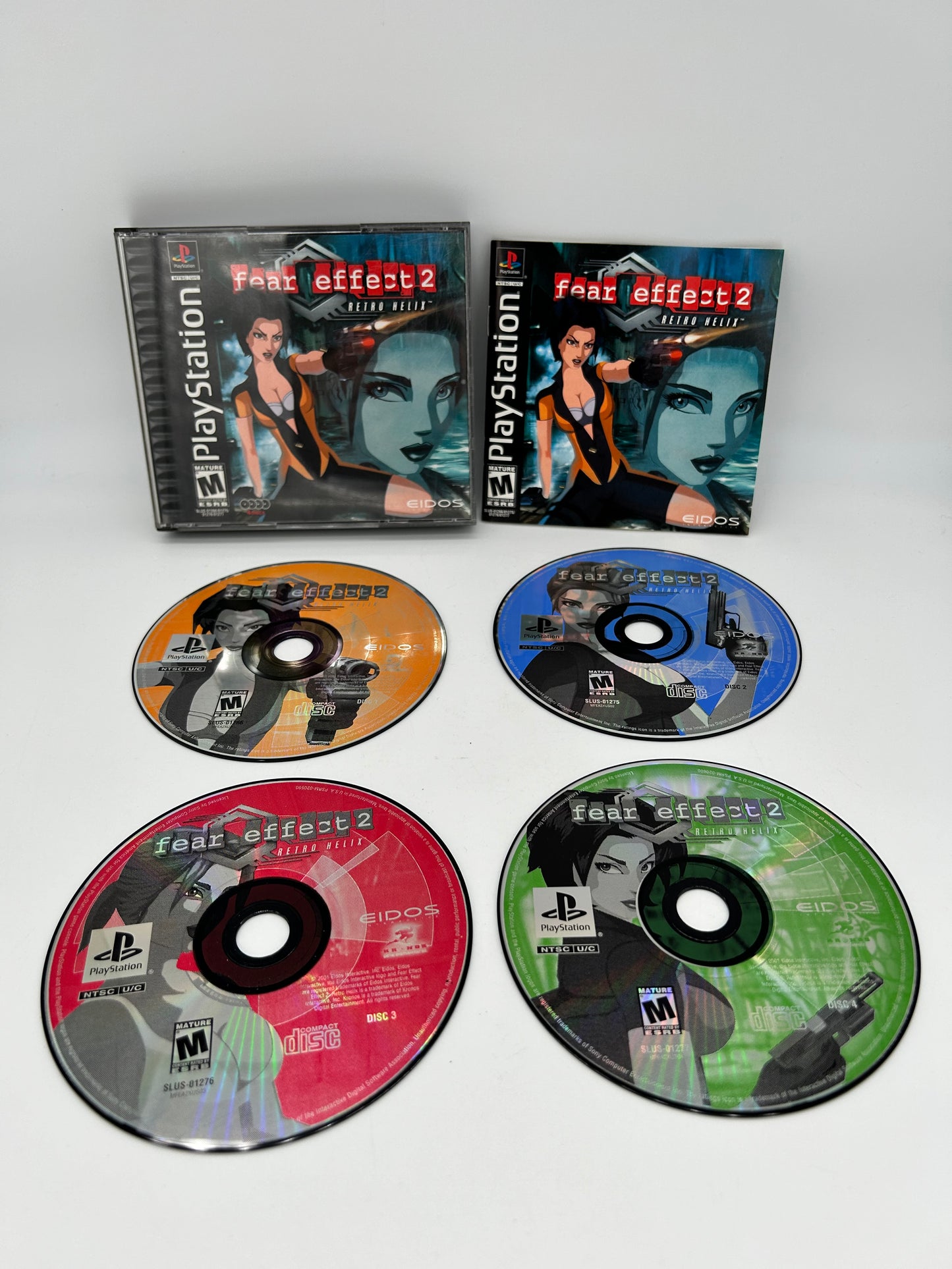 PiXEL-RETRO.COM : SONY PLAYSTATION (PS1) COMPLETE CIB BOX MANUAL GAME NTSC FEAR EFFECT 2 RETRO HELIX