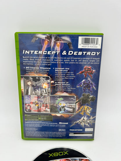 MiCROSOFT XBOX ORiGiNAL | MURAKUMO RENEGADE MECH PURSUiT