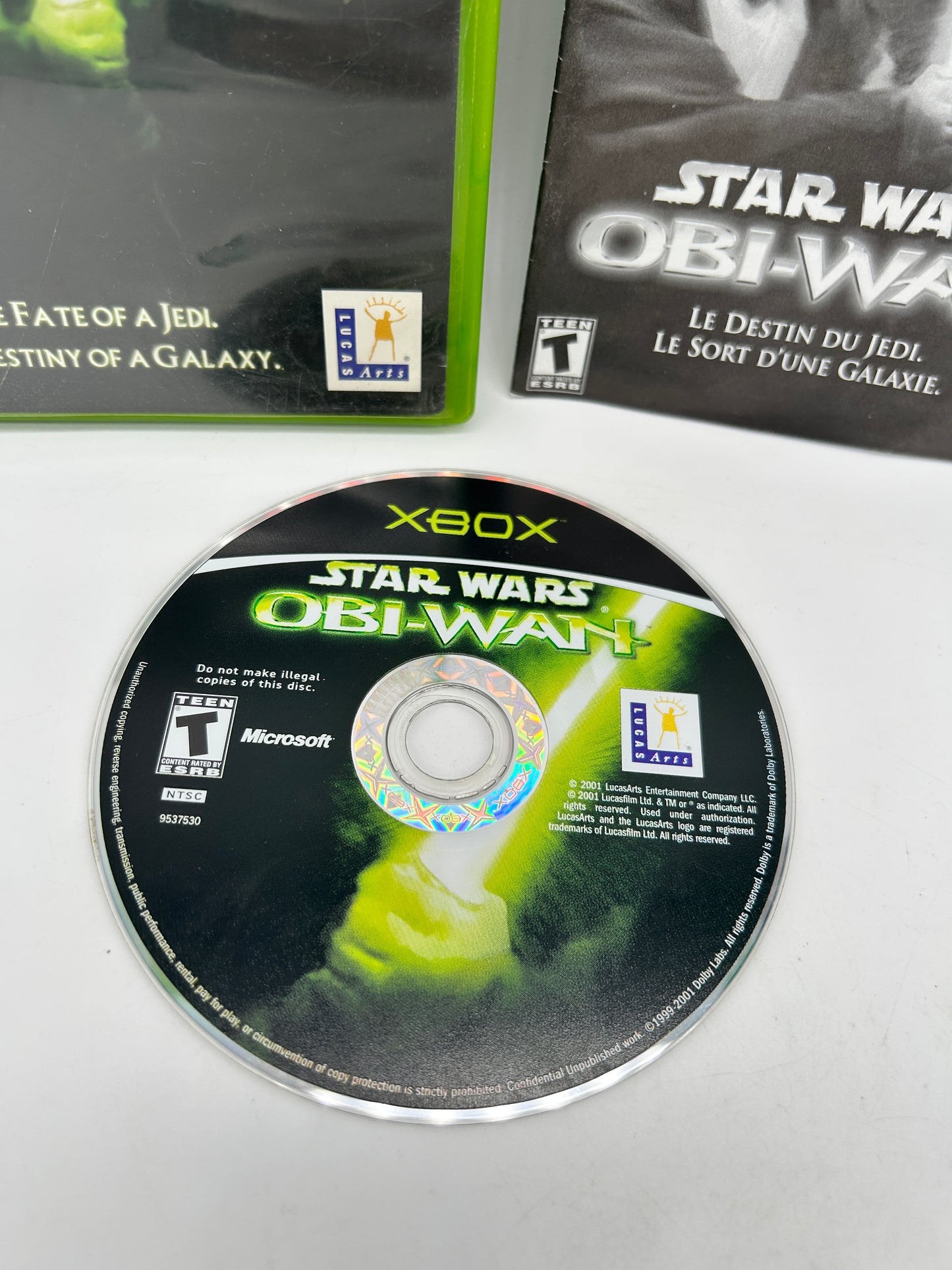 MiCROSOFT XBOX ORiGiNAL | STAR WARS OBi-WAN