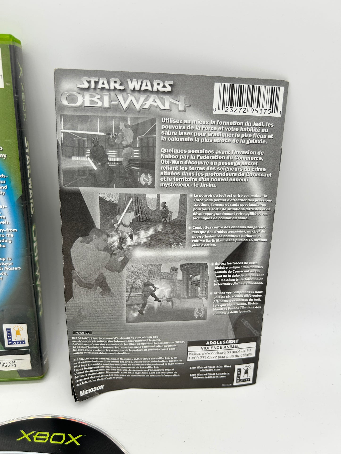 MiCROSOFT XBOX ORiGiNAL | STAR WARS OBi-WAN