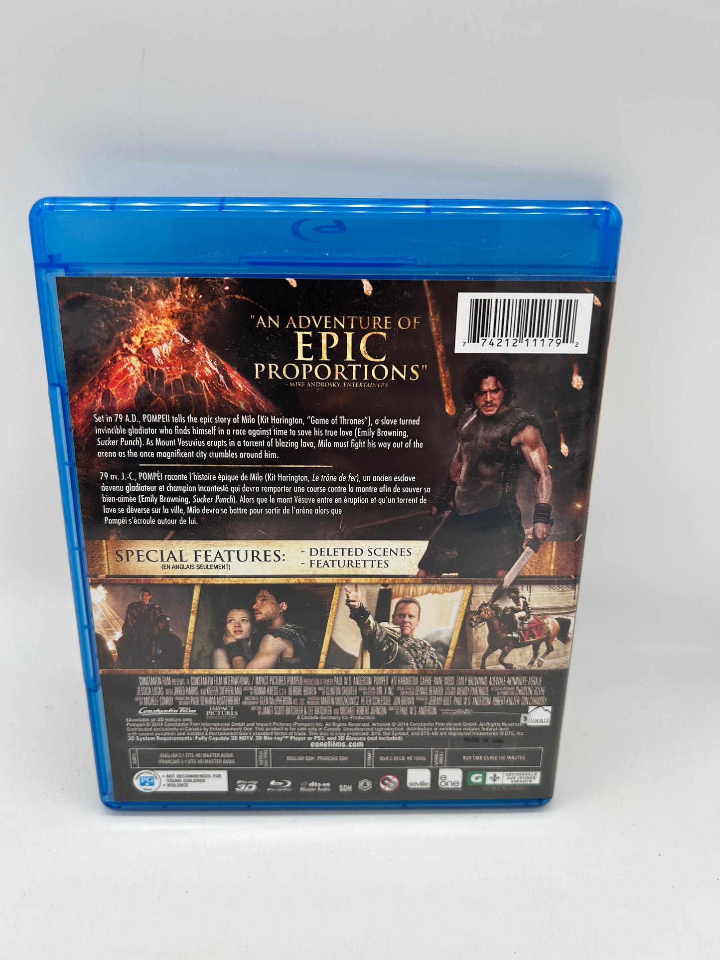 FiLM BLU-RAY 3D | POMPEii