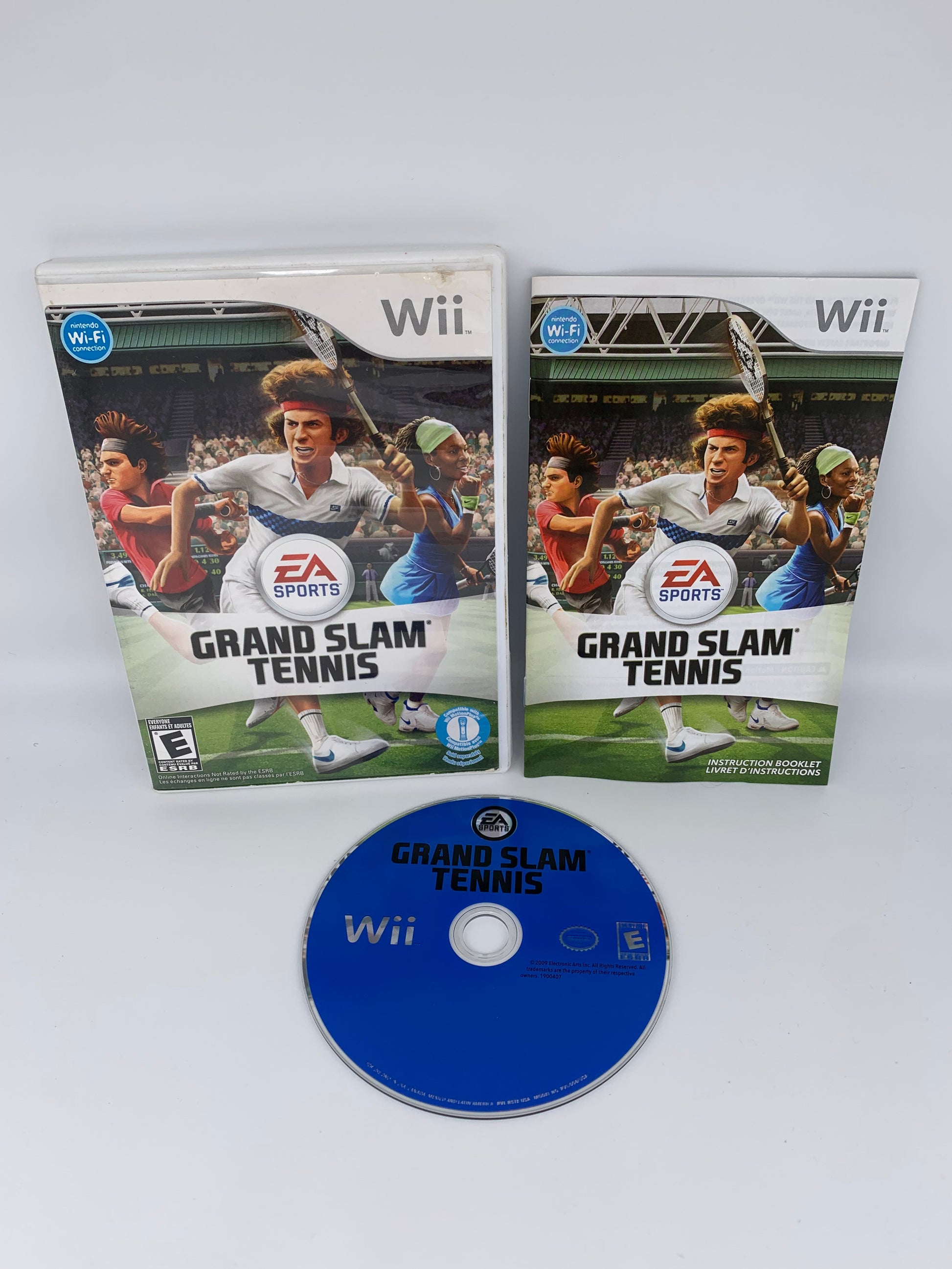 PiXEL-RETRO.COM : NINTENDO WII COMPLET CIB BOX MANUAL GAME NTSC GRAND SLAM TENNIS