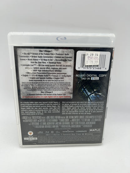 BLU-RAY + DVD FILM | SAW THE FINAL CAPTER