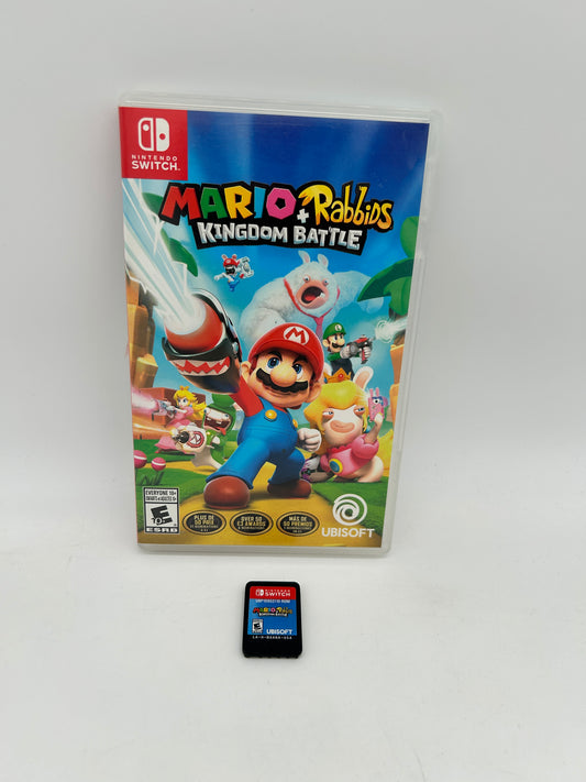 PiXEL-RETRO.COM : NINTENDO SWITCH NEW SEALED IN BOX COMPLETE MANUAL GAME NTSC MARIO + RABBIDS KINGDOM BATTLE