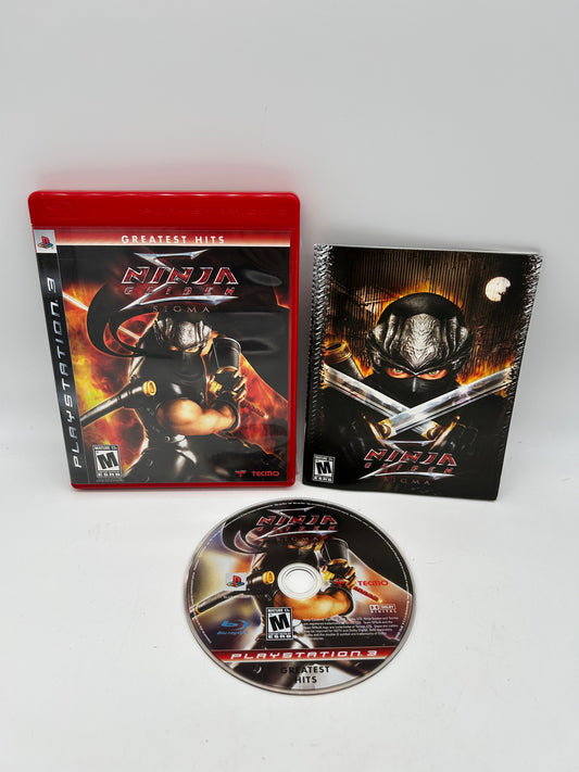 PiXEL-RETRO.COM : sony playstation 3 ps3 ninja gaiden SIGMA complete game box manual ntsc