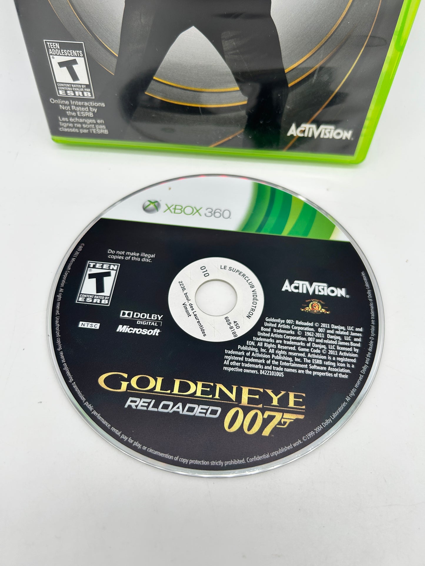 MiCROSOFT XBOX 360 | GOLDENEYE 007 RELOADED