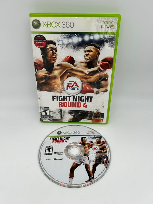 PiXEL-RETRO.COM : MICROSOFT XBOX 360 COMPLETE CIB BOX MANUAL GAME NTSC FIGHT NIGHT ROUND 4