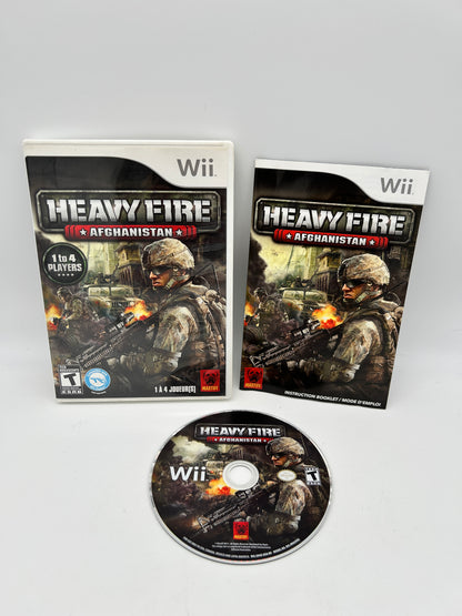 PiXEL-RETRO.COM : NINTENDO WII COMPLET CIB BOX MANUAL GAME NTSC HEAVY FIRE AFGHANISTAN