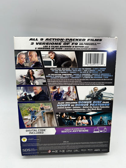 FiLM BLU-RAY | RAPiDE ET DANGEREUX COLLECTiON DE 9 FiLMS [FAST & FURiOUS 9 MOViE]