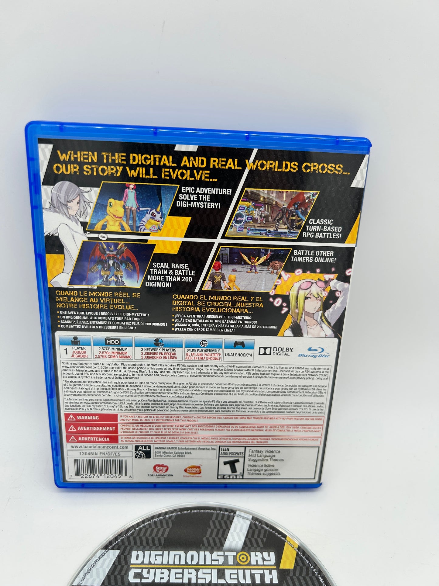 SONY PLAYSTATiON 4 [PS4] | DiGiMON STORY CYBER SLEUTH