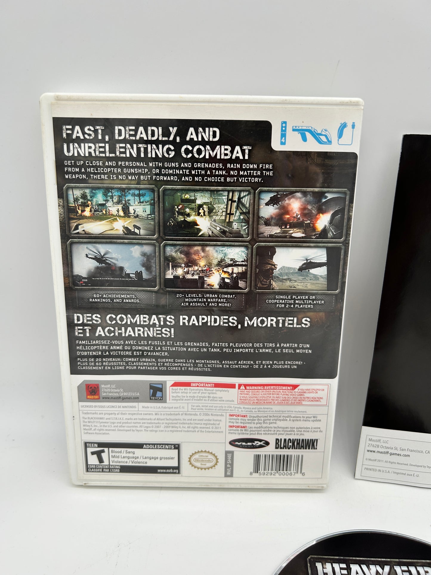 NiNTENDO Wii | HEAVY FiRE AFGHANiSTAN