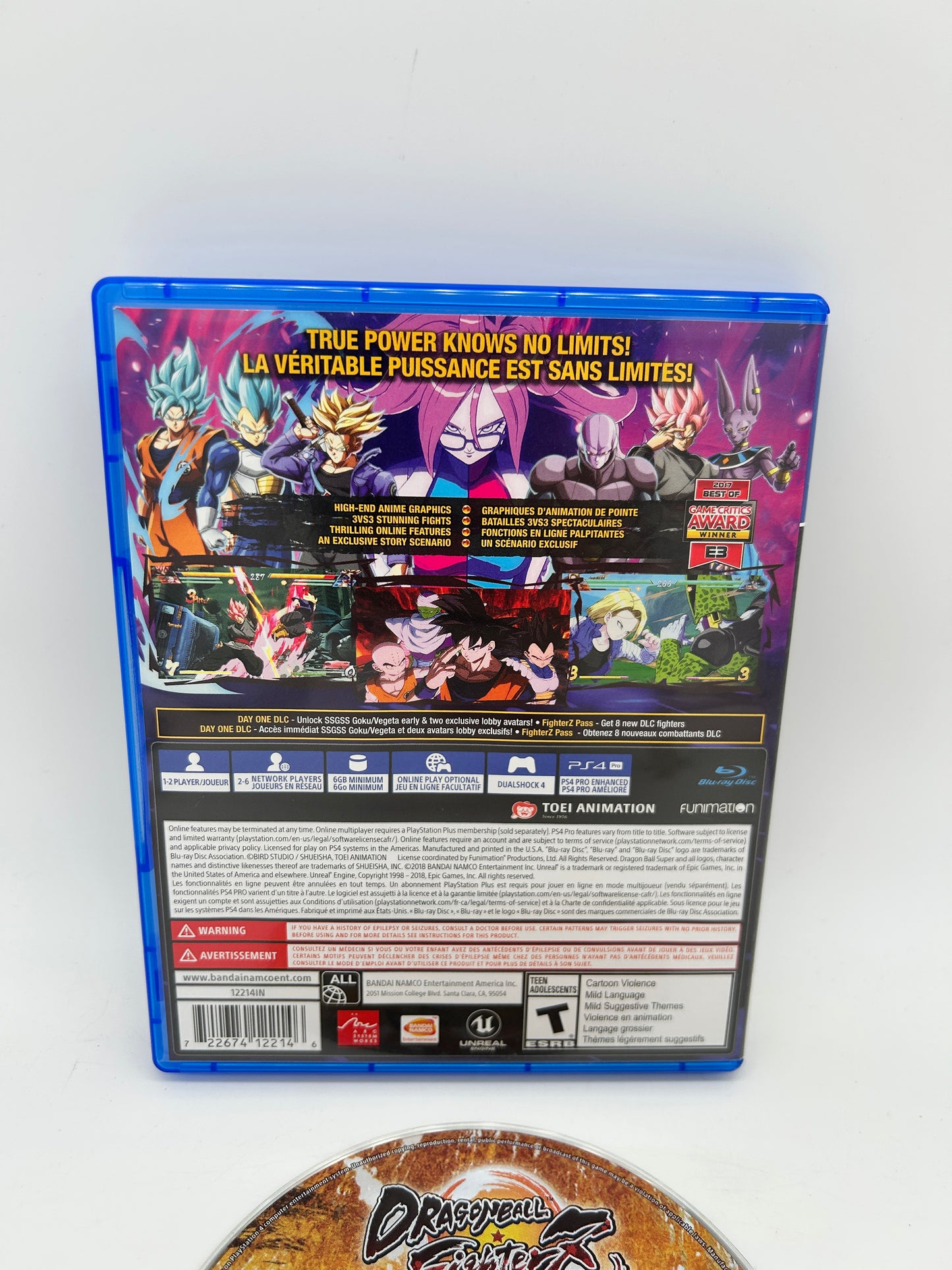 SONY PLAYSTATiON 4 [PS4] | DRAGON BALL FiGHTERZ | FIGHTERZ EDiTiON