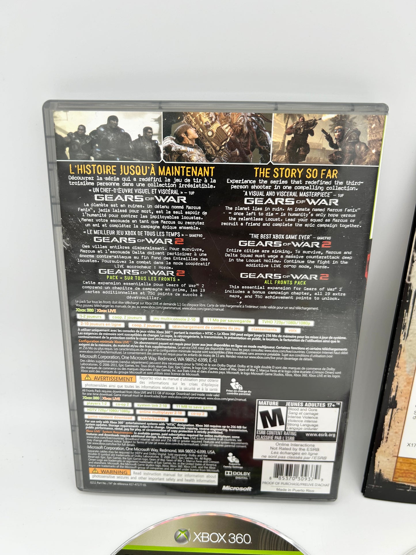 Microsoft XBOX 360 | GEARS OF WAR TRIPLE PACK