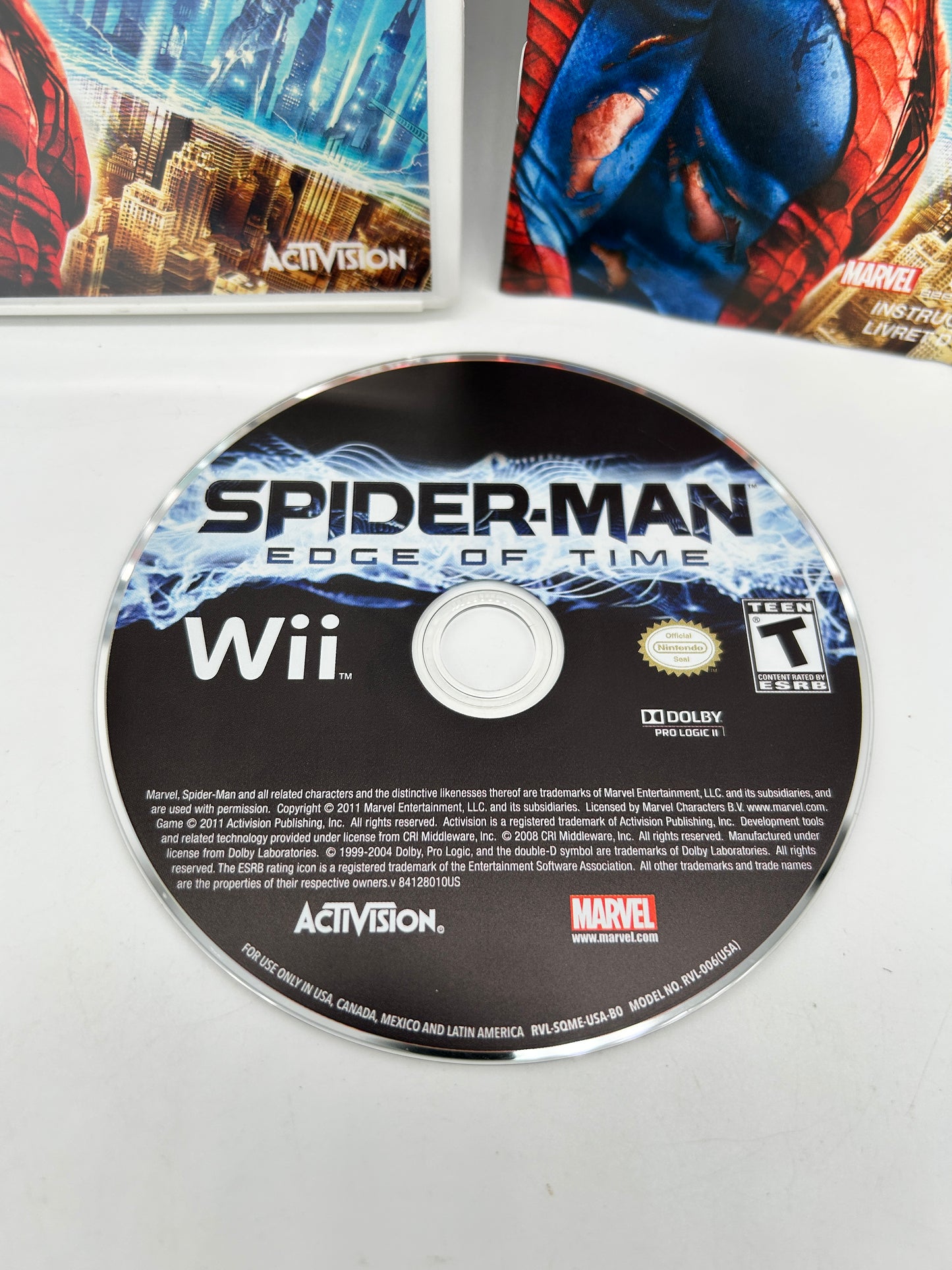 NiNTENDO Wii | SPiDER-MAN EDGE OF TiME