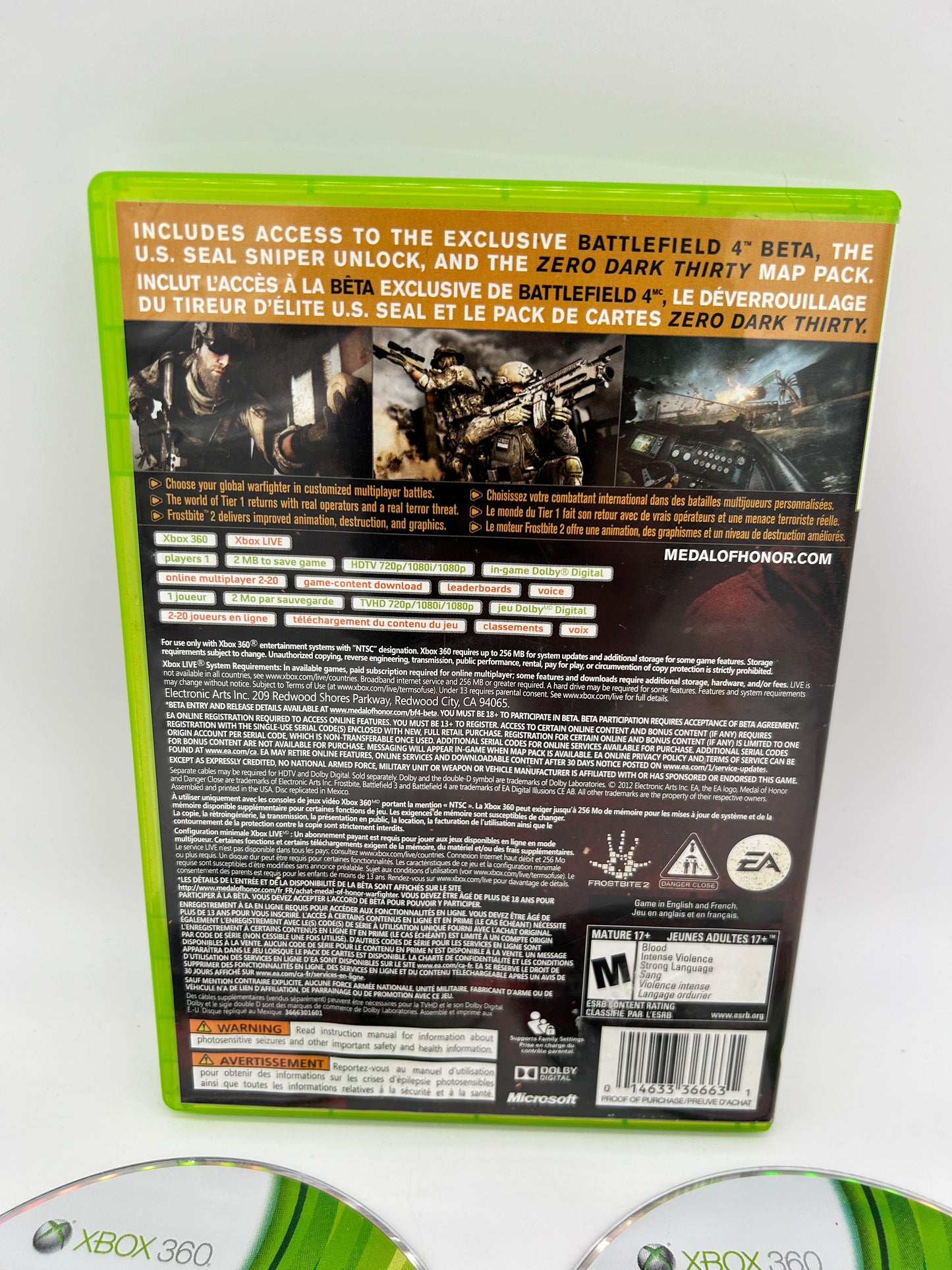 Microsoft XBOX 360 | MEDAL OF HONOR WARFiGHTER | Limited edition