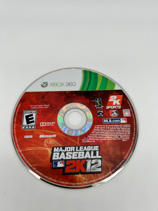 PiXEL-RETRO.COM : MICROSOFT XBOX 360 COMPLETE CIB BOX MANUAL GAME NTSC MAJOR LEAGUE BASEBALL 2K12