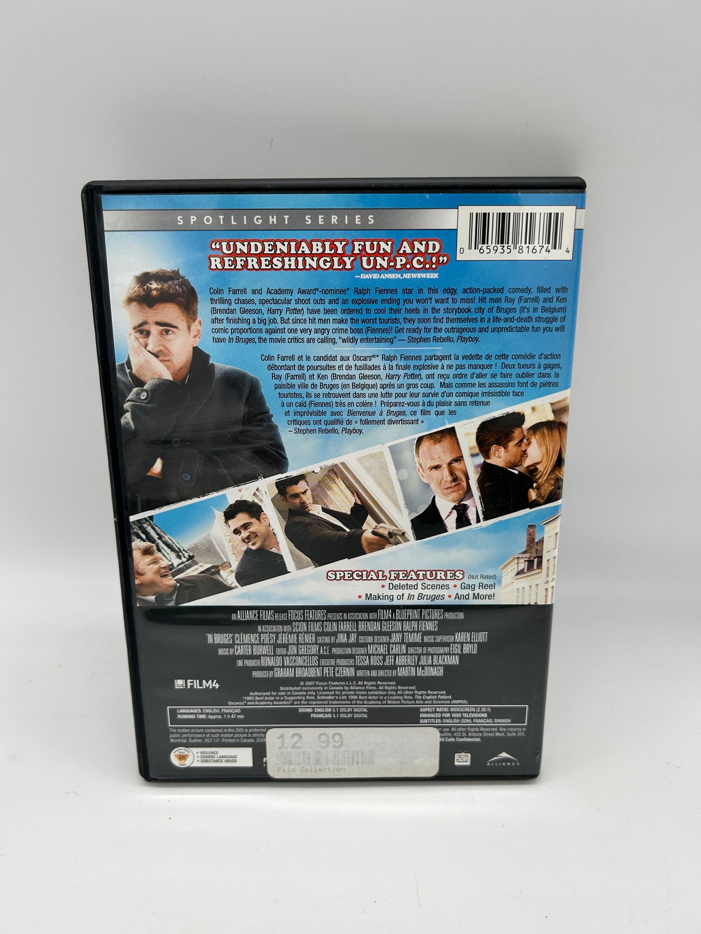 FiLM DVD | BiENVENUE A BRUGES [iN BRUGES]