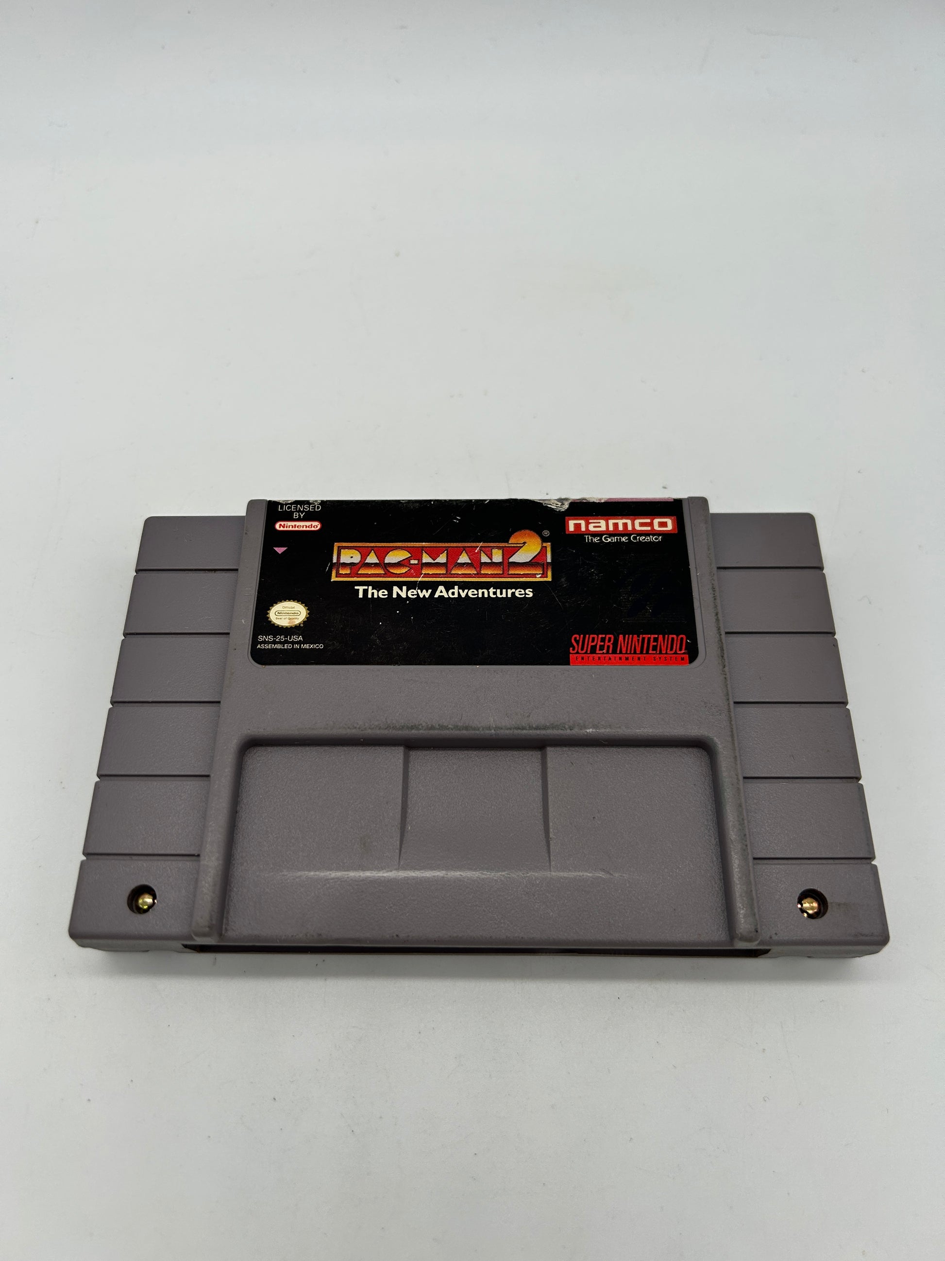 PiXEL-RETRO.COM : SUPER NINTENDO NES (SNES) GAME NTSC PAC-MAN 2 THE NEW ADVENTURES