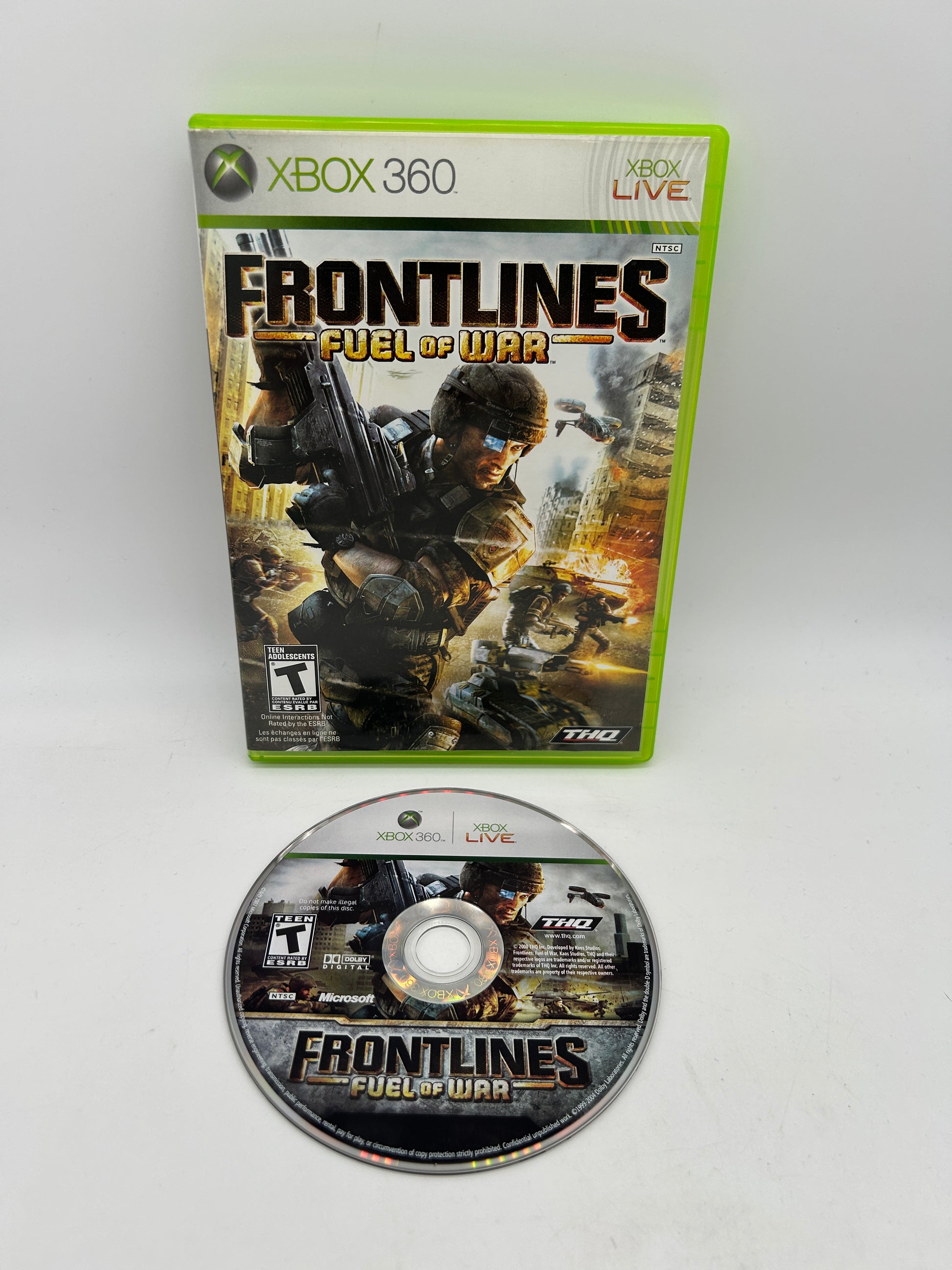 PiXEL-RETRO.COM : MICROSOFT XBOX 360 COMPLETE CIB BOX MANUAL GAME NTSC FRONTLINES FUEL OF WAR