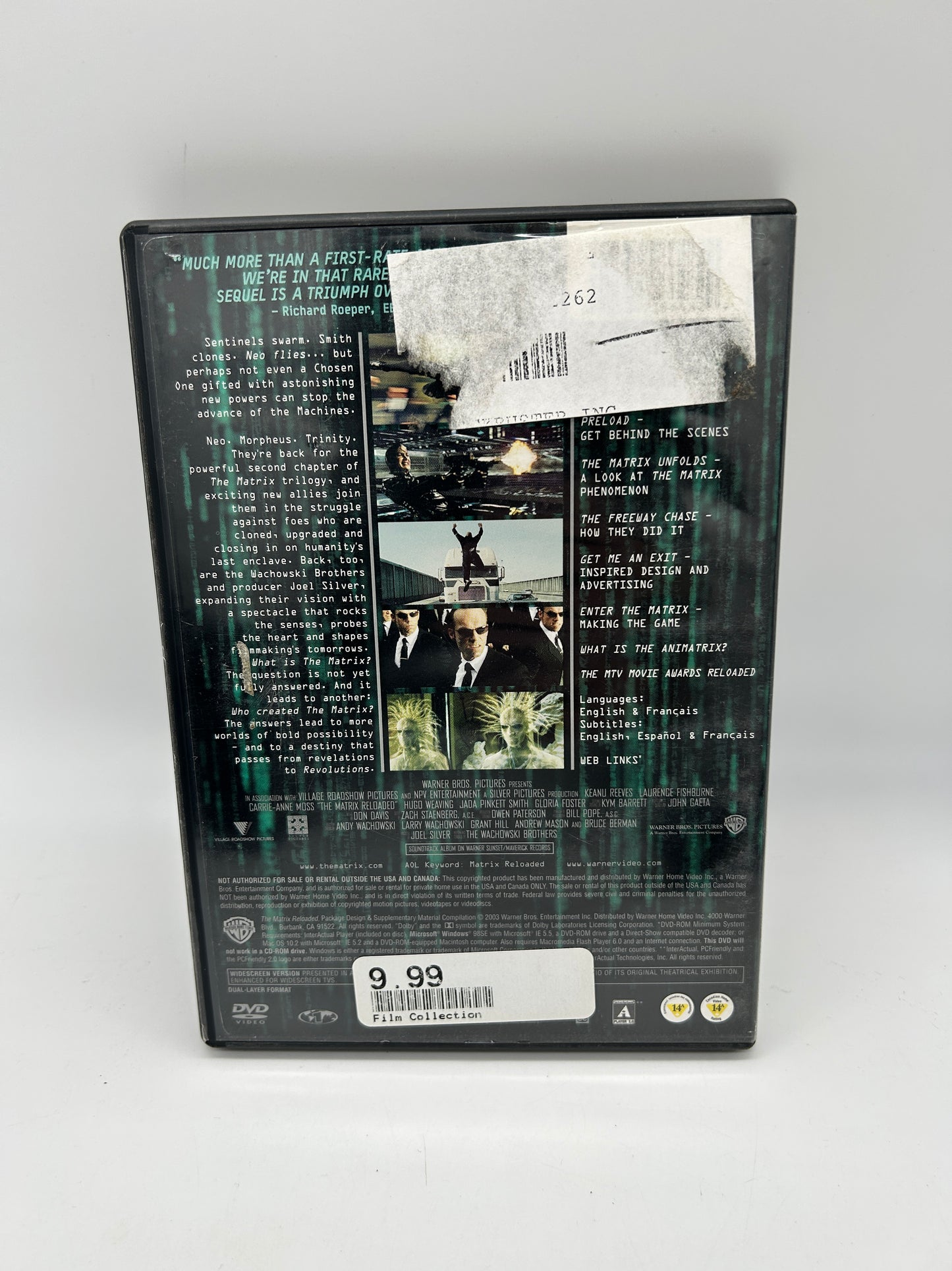 FiLM DVD | THE MATRiX RELOADED