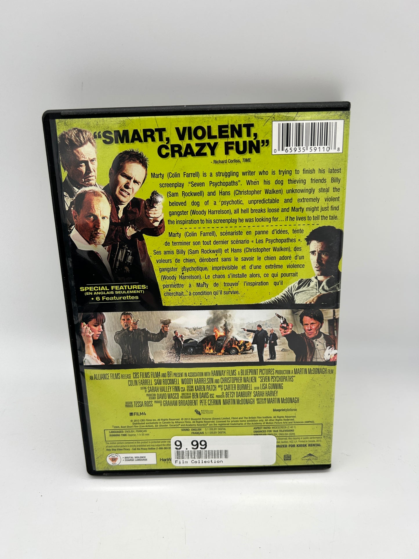 FiLM DVD | LES PSYCHOPATHES [SEVEN PSYCHOPATHS]