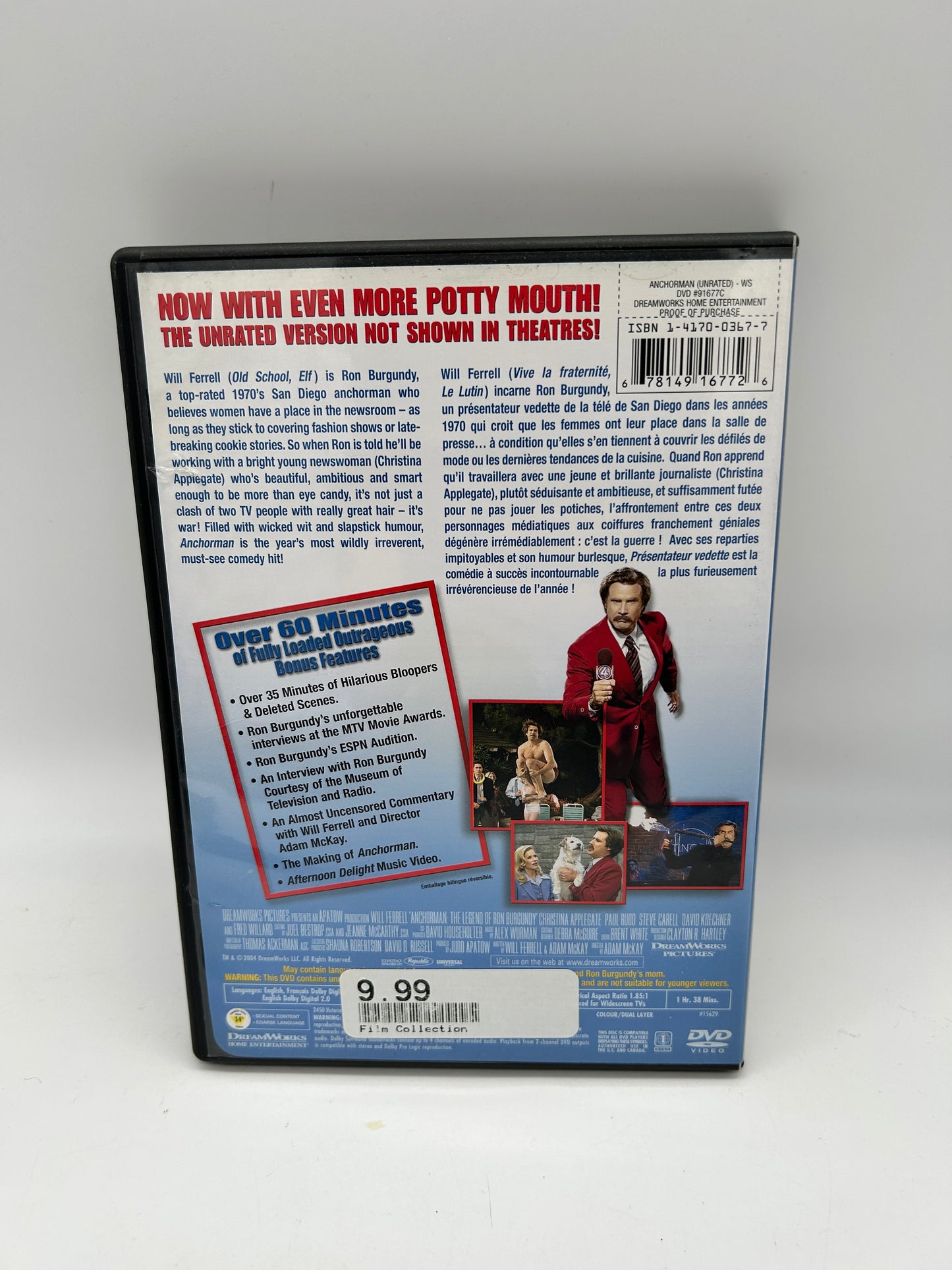 FiLM DVD | PRESENTATEUR VEDETTE LA LEGENDE DE RON BURGUNDY [ANCHORMAN THE LEGEND OF]