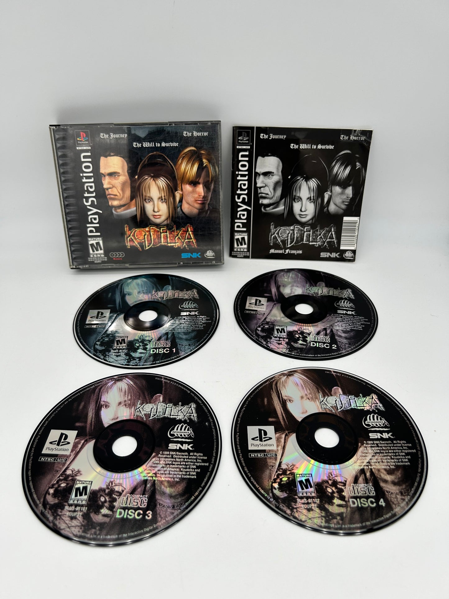 PiXEL-RETRO.COM : SONY PLAYSTATION (PS1) COMPLETE CIB BOX MANUAL GAME NTSC KOUDELKA