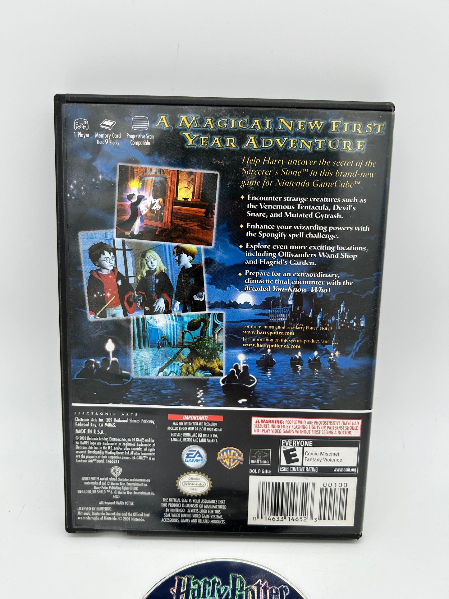NiNTENDO GAMECUBE [NGC] | HARRY POTTER AND THE SORCERERS STONE
