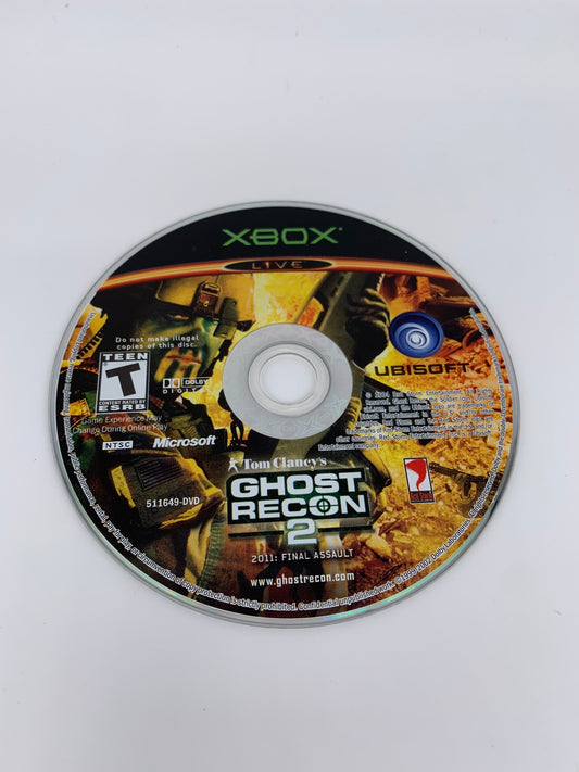 PiXEL-RETRO.COM : MICROSOFT XBOX COMPLETE CIB BOX MANUAL GAME NTSC TOM CLANCEY'S  GHOST RECON 2 2011 FINAL ASSAULT