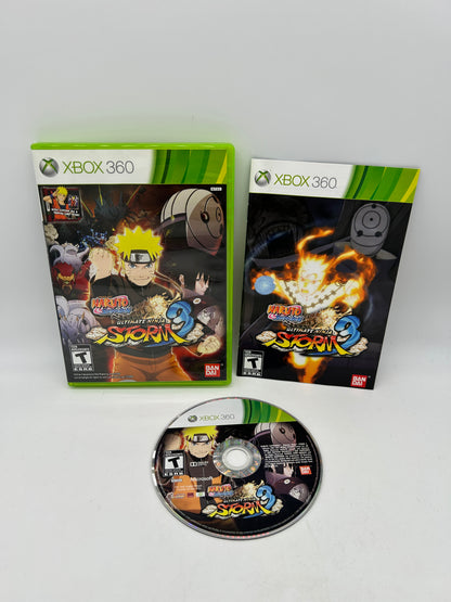 PiXEL-RETRO.COM : MICROSOFT XBOX 360 COMPLETE CIB BOX MANUAL GAME NTSC NARUTO SHIPPUDEN ULTIMATE NINJA STORM 3