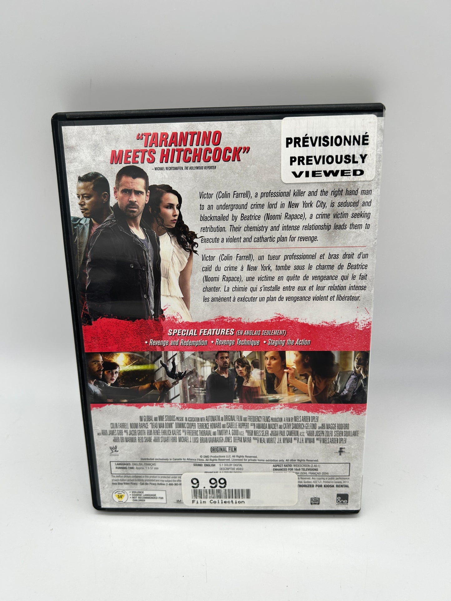 FiLM DVD | DEAD MAN DOWN [MORT ET ENTERRE]