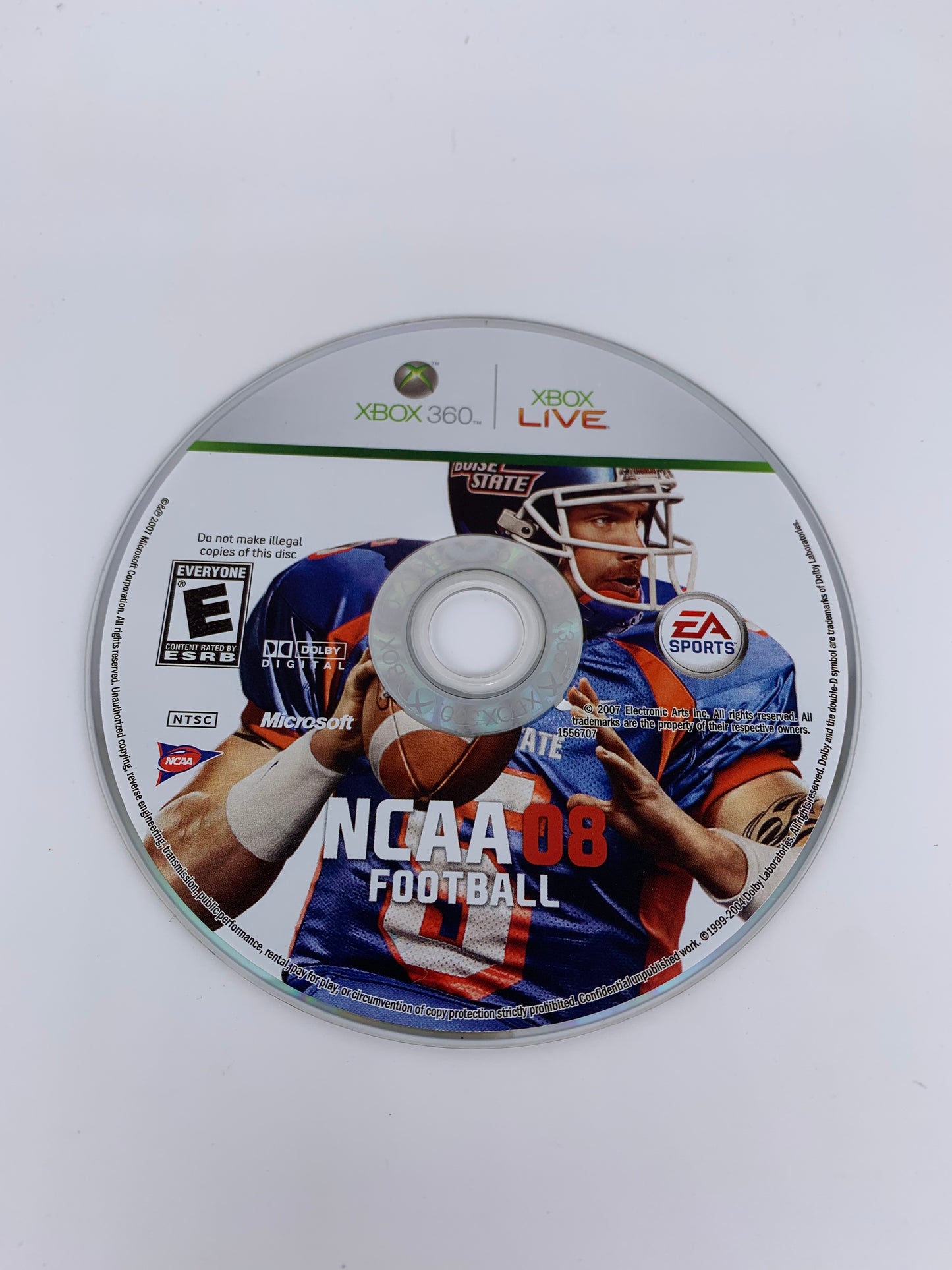 PiXEL-RETRO.COM : MICROSOFT XBOX 360 COMPLETE CIB BOX MANUAL GAME NTSC NCAA FOOTBALL 08